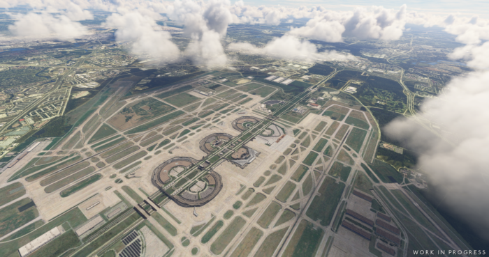 ImagineSim's Dallas Fort Worth Airport in MSFS, AIrport overview