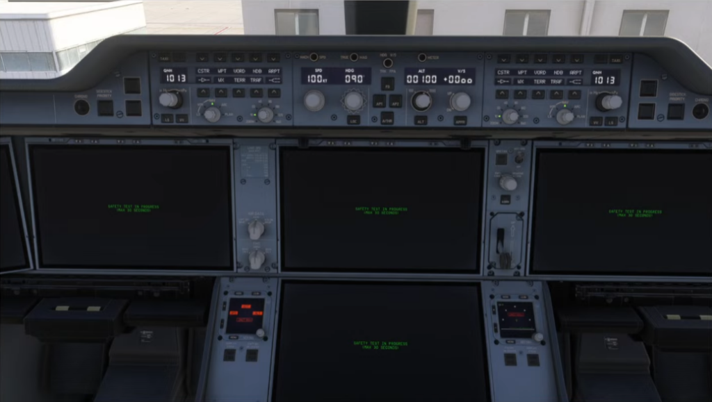 iniBuilds A350 systems startup