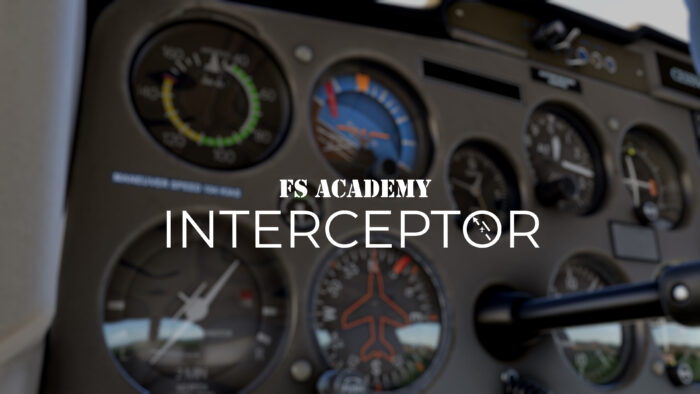 FS Academy INTERCEPTOR Banner, taken in MSFS2024