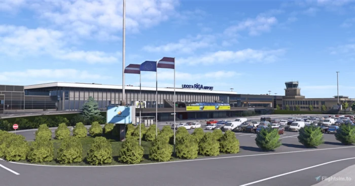 Lisium Design riga international front of airport view