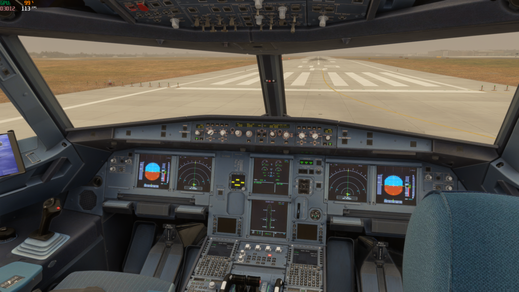 MSFS 2024 Cockpit of Fenix A320