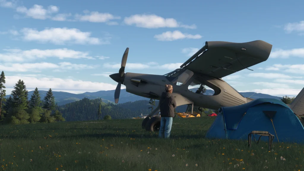 Parallel 42 Widows Peak - Shot of aircraft on ground at airstrip