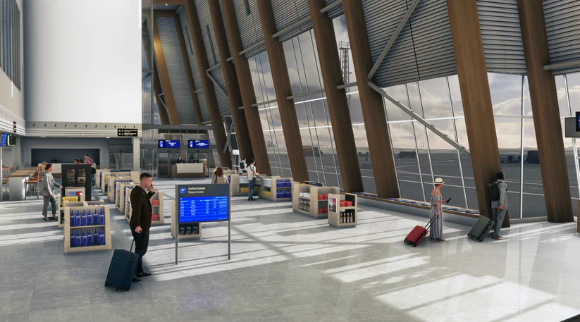 FSimStudios Nuuk Interior Gates
