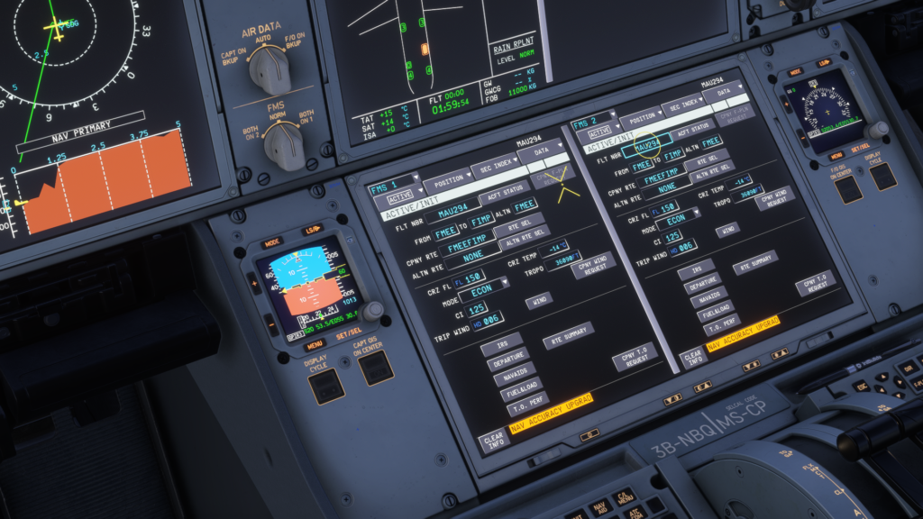 iniBuilds A350 DCDU
