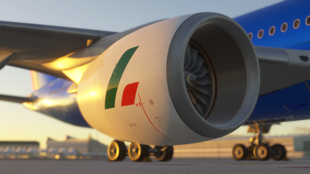 ITA Airways A350 iniBuilds Enigne
