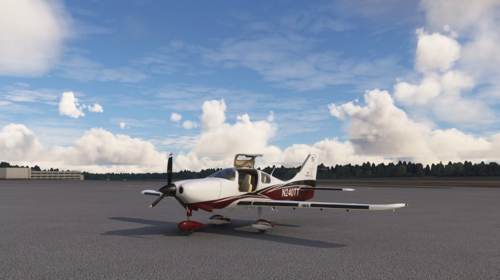 Cessna Corvalis TTX simulated on apron