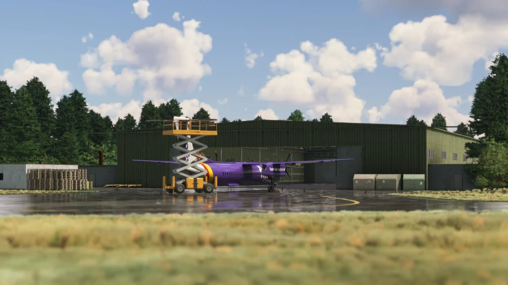 SimPixel Weeze Airport Hanger