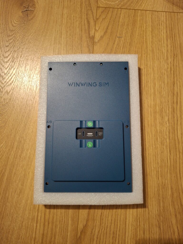 Winwing MCDU from the rear