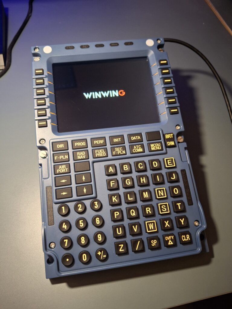 Winwing MCDU connected and functional