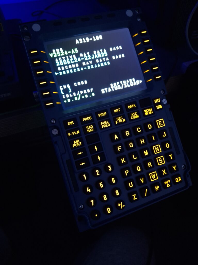 Winwing MCDU backlighting 2