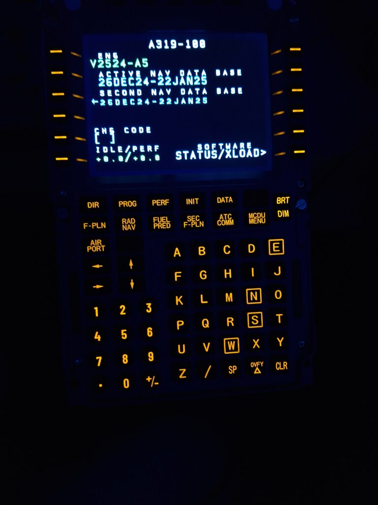 Winwing MCDU backlighting 1