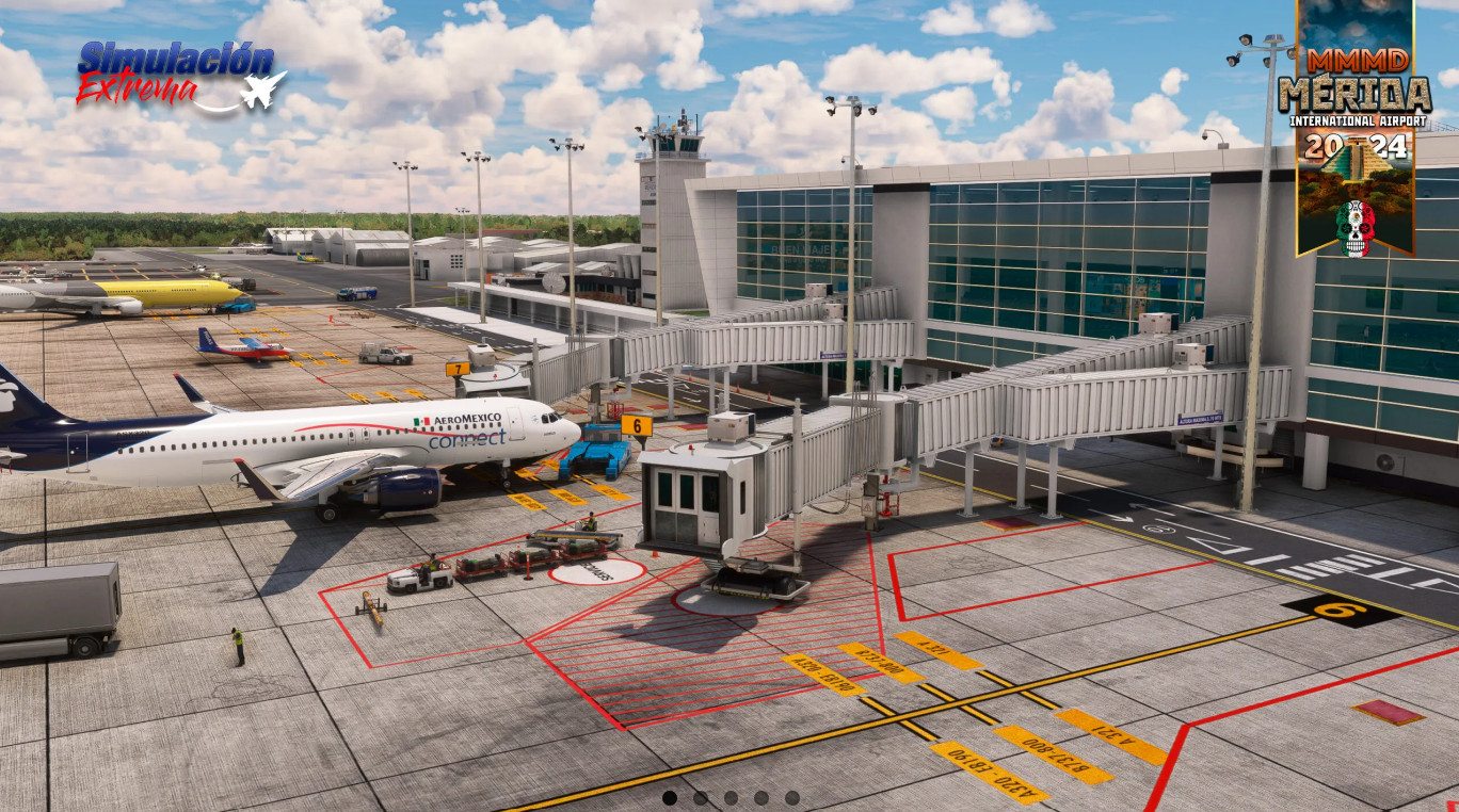 Simulación Extrema Mérida Airport MSFS