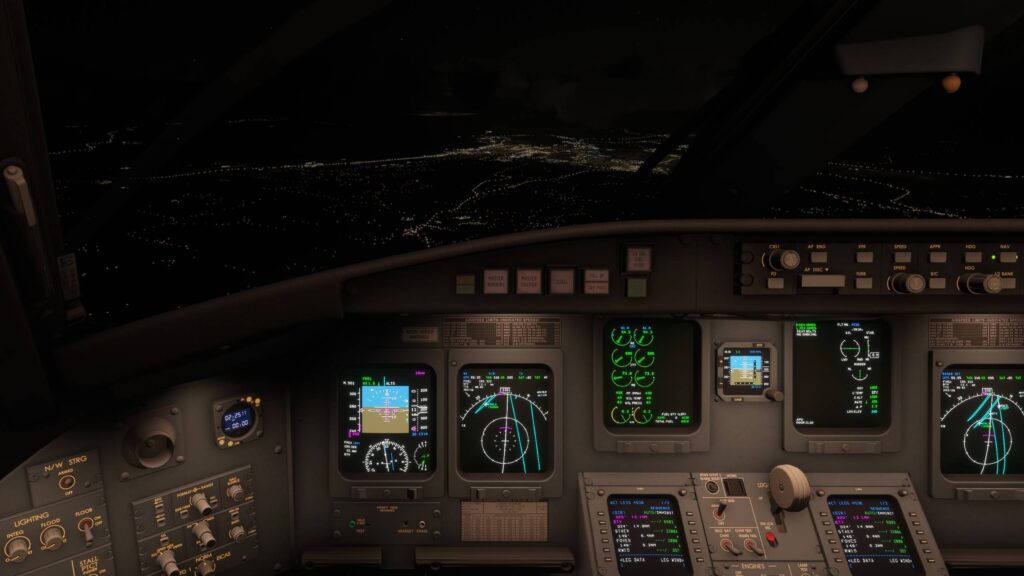 Aerosoft CRJ V2 MSFS 2024 Night Cockpit 2