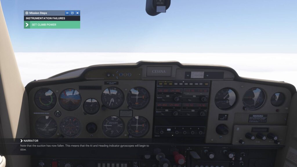 FSAcademy INTERCEPTOR Partial Panel lessons
