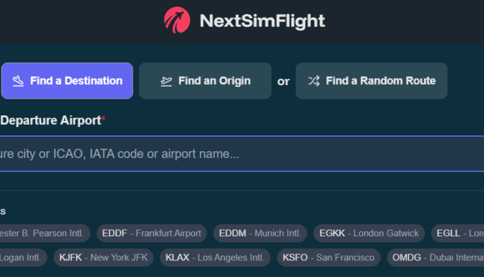 NextSimFlight Main Website
