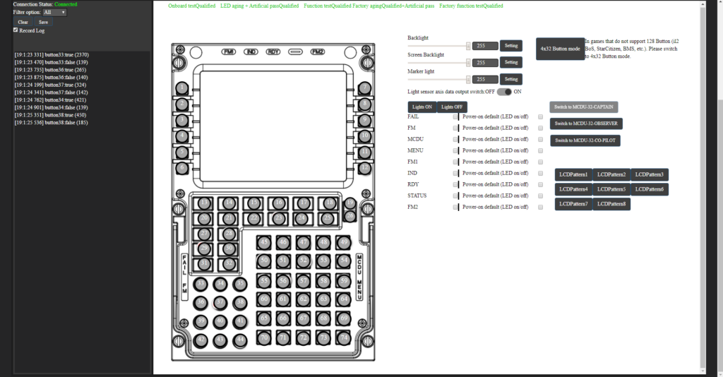 Winwing MCDU software 2