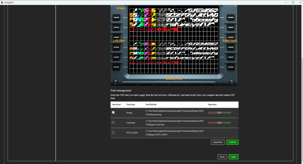 Winwing MCDU software 4