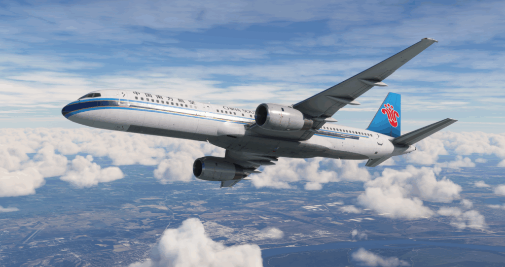 BlueBird Simulations Boeing 757 in Cruise