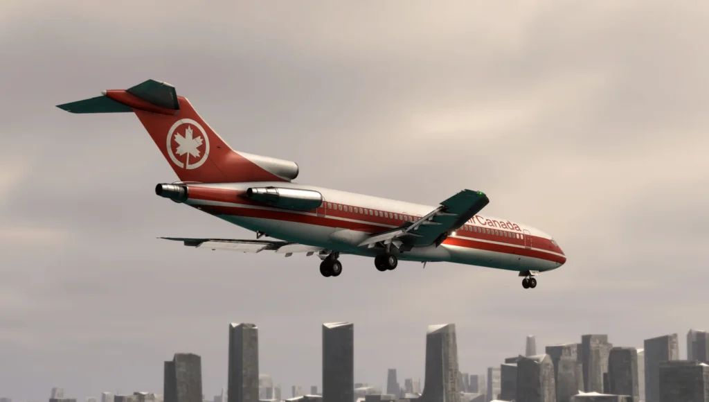 FlightSim Studio Boeing 727 Passenger Air Canada