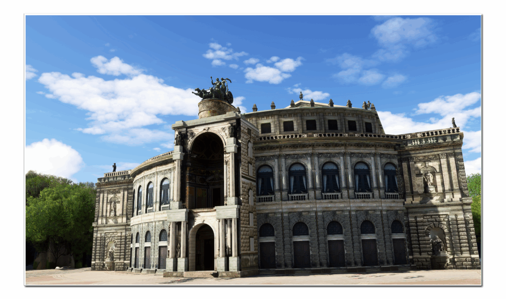 Castle simulated