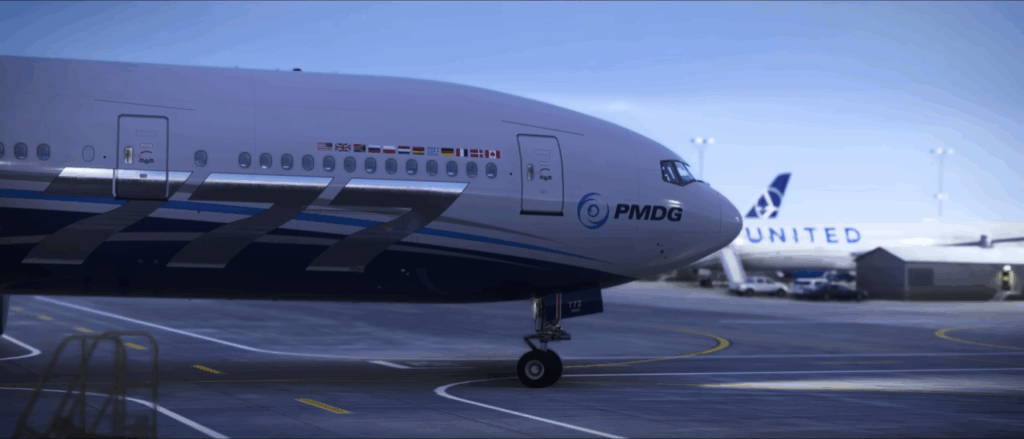 PMDG 777-200ER in MSFS 2024 PMDG Livery