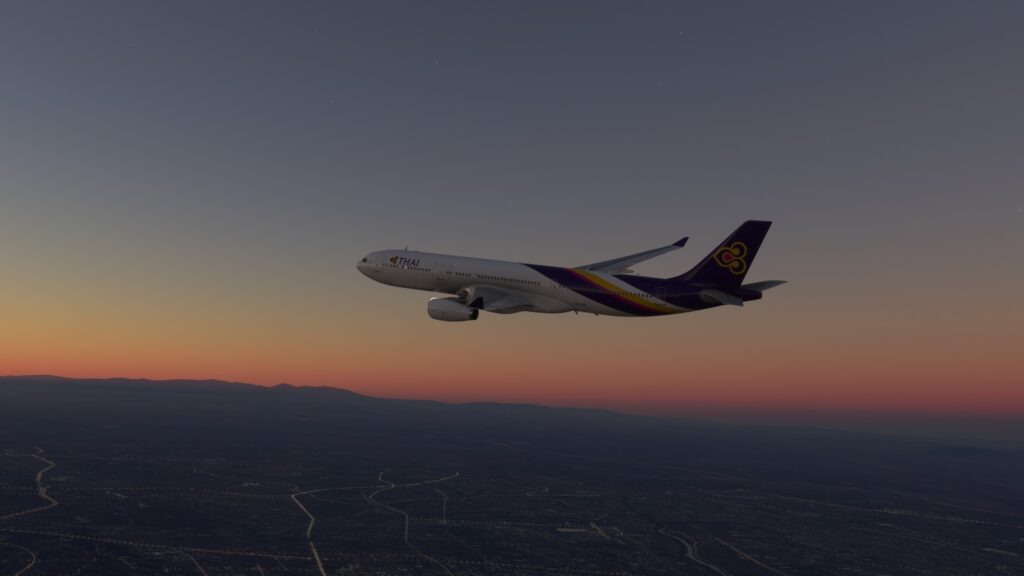 LatinVFR A330-300 Thai Airways