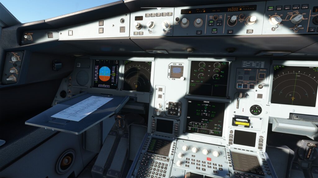 LVFR A330-300 Release Cockpit Daytime