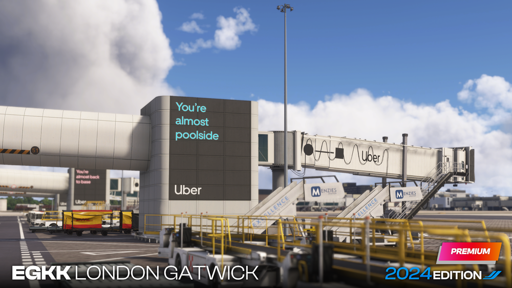 iniBuilds Gatwick Airport Jetway