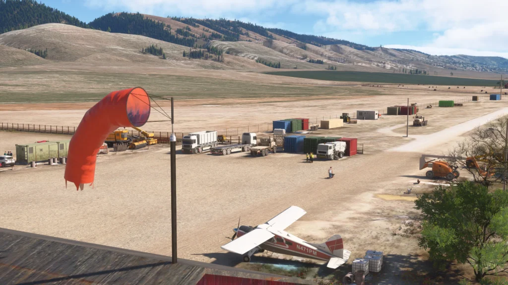 Circle B Ranch by Parallel 42 - Airstrip overview shot
