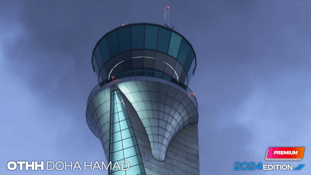 Doha Airport iniBuilds teaser of the ATC Tower