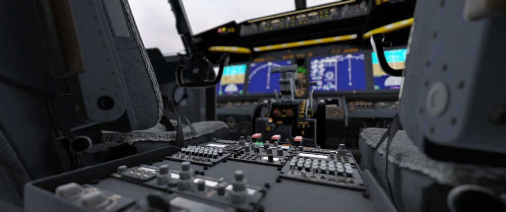 Instrument displays from 737 Aircraft (simulated)