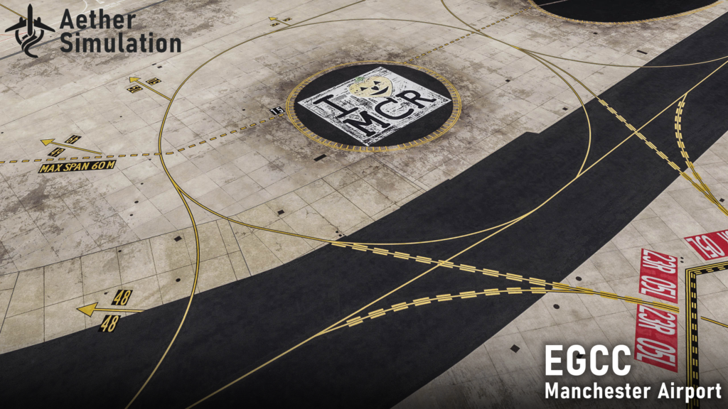 Aether Simulation Manchester Taxiway textures