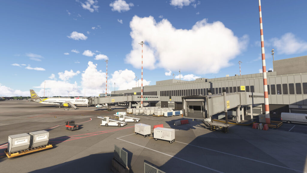 Aerosoft Dusseldorf Airport MSFS 2024 Apron