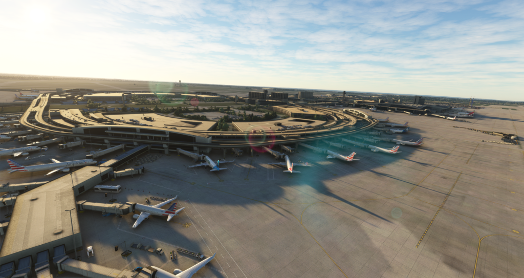 ImagineSim KDFW Apron