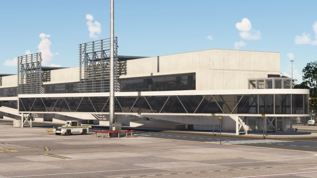 Fly X Simulations Murcia Airport Terminal Exterior