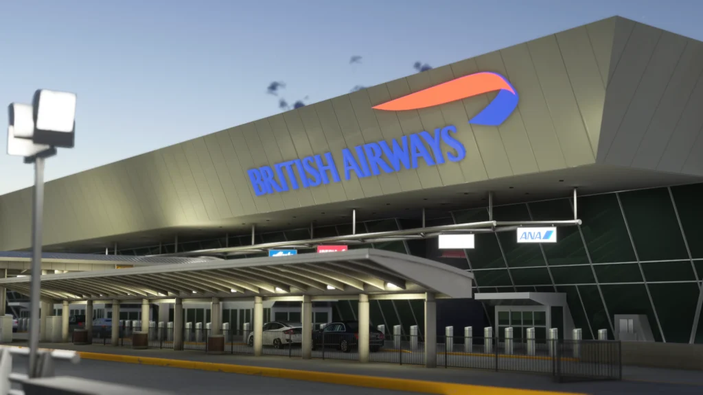 iniBuilds JFK MSFS 2024 BA Departure Terminal