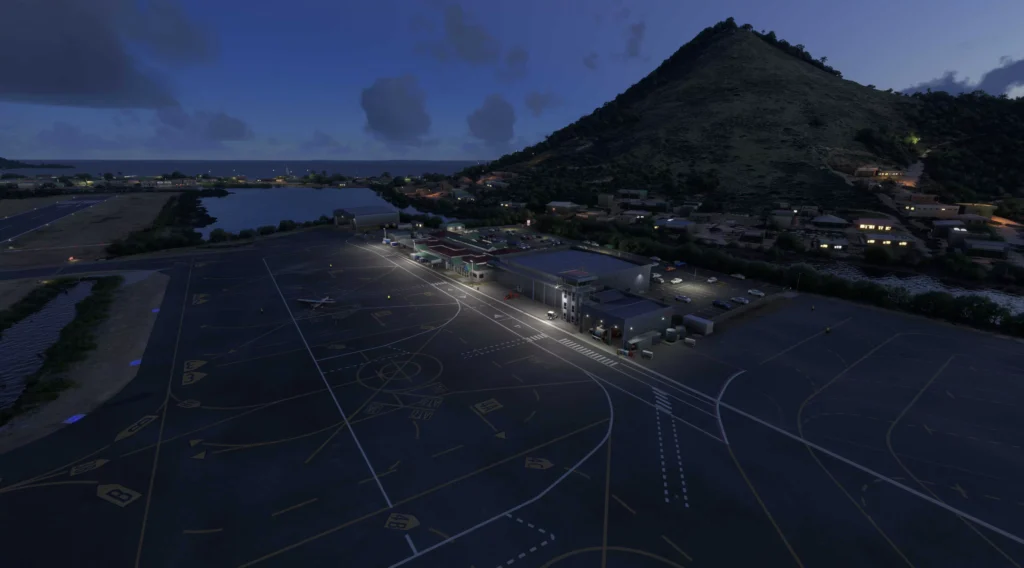 Airport Night View