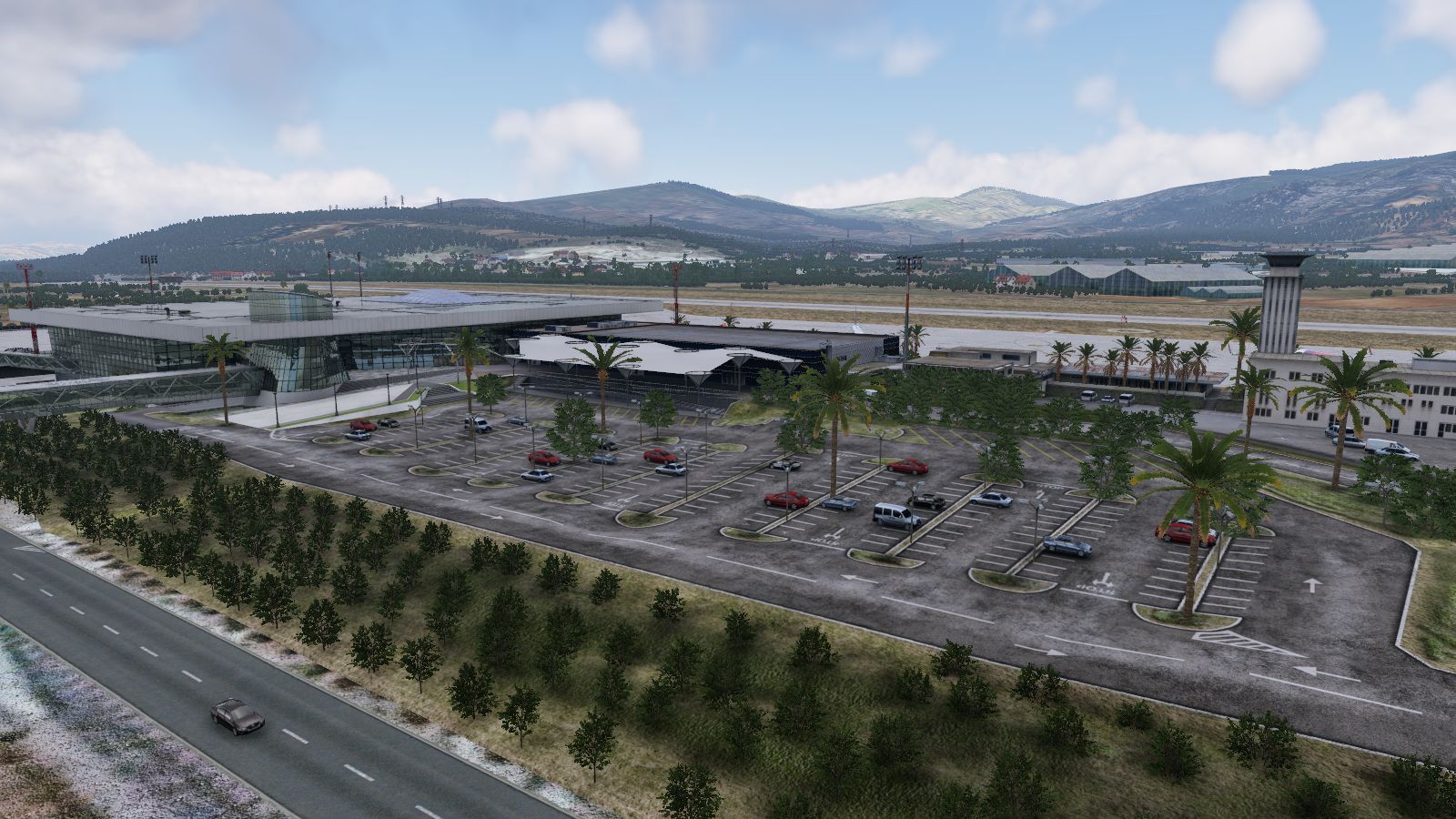 Aerosoft Split Airport (LDSP) Airport and car park