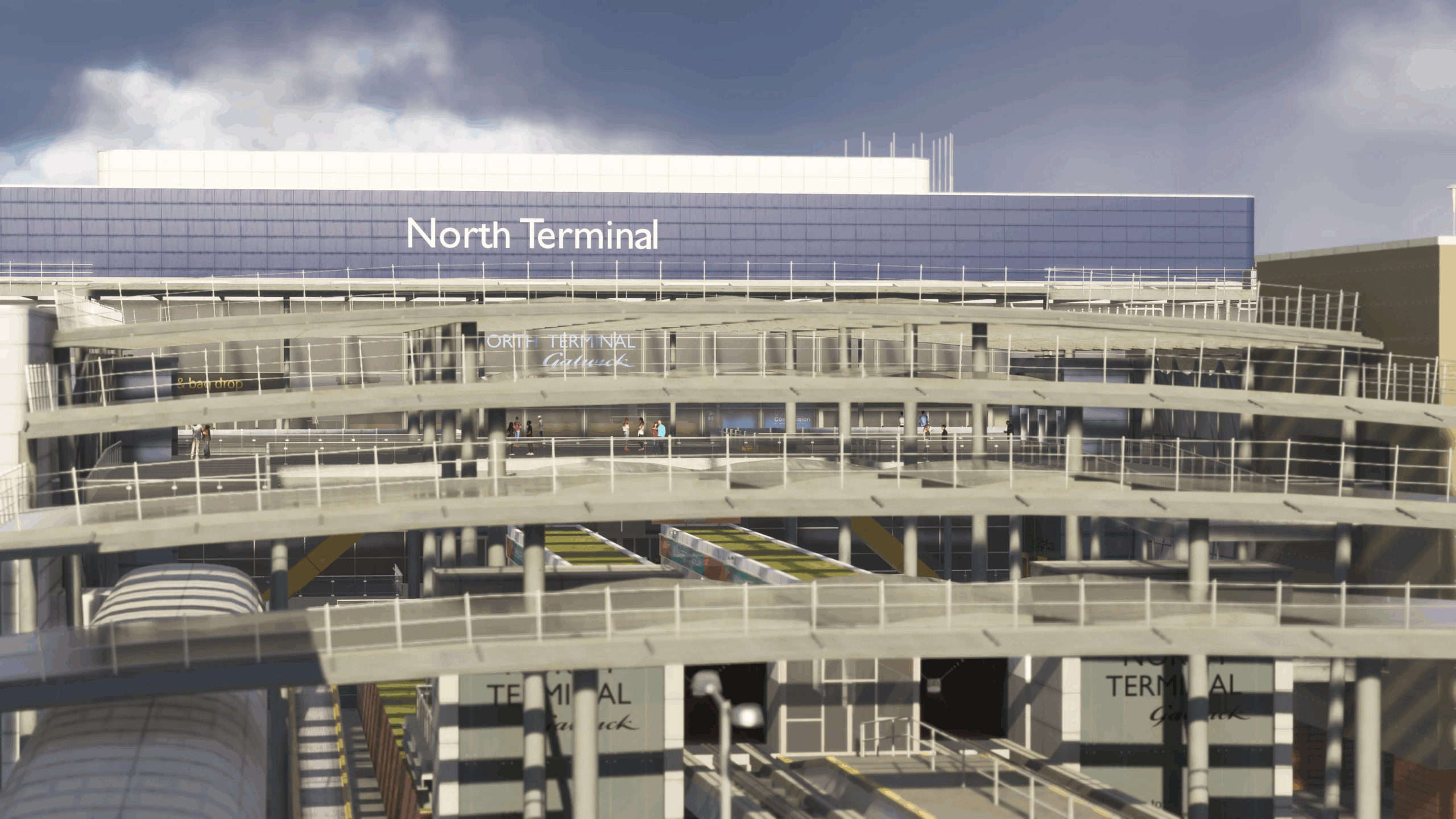 iniBuilds Gatwick North Terminal Exterior