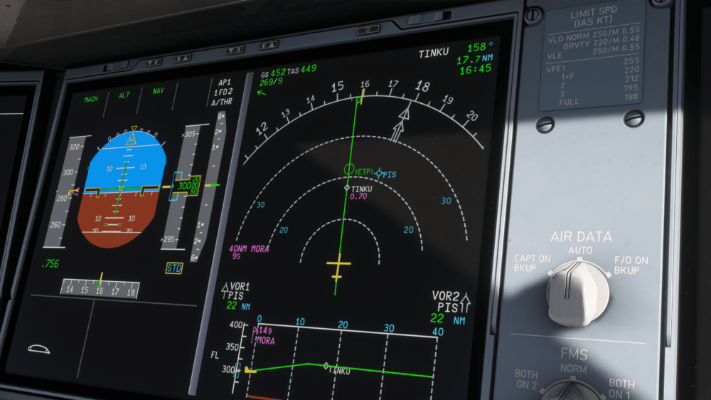 iniBuilds A350 VNAV Changes