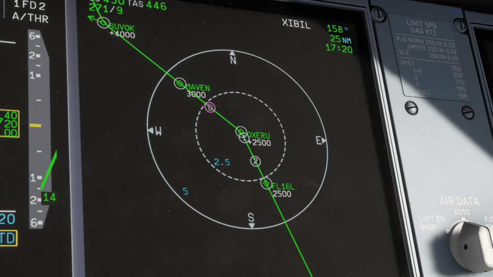 iniBuilds A350 VNAV Changes