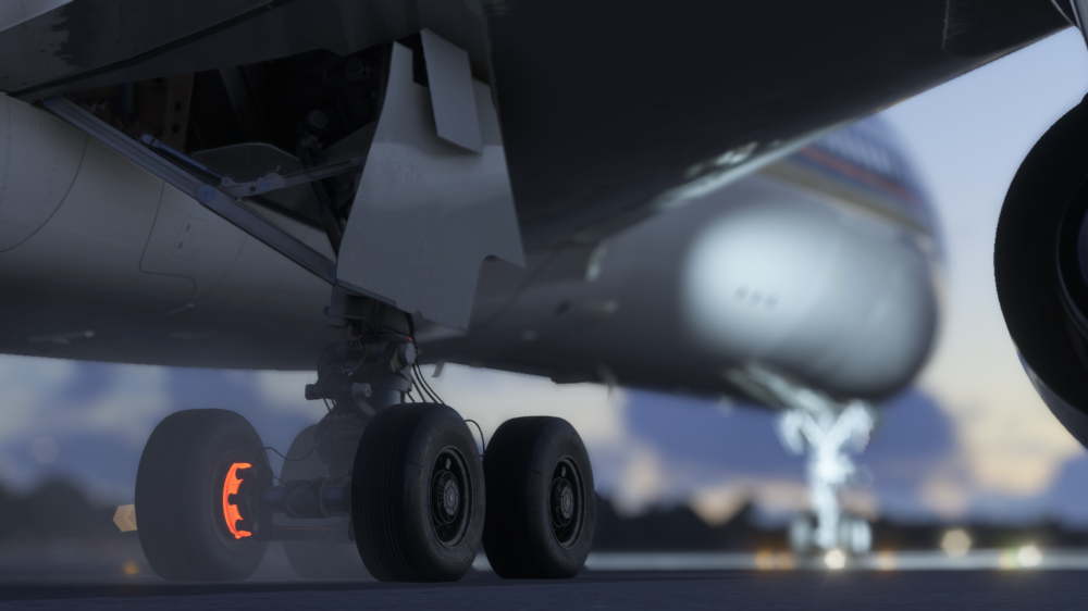 iniBuilds A350 Hot Brake Disc Effects