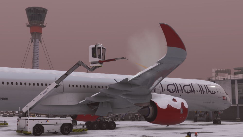 iniBuilds A350 Snow Layer Effects