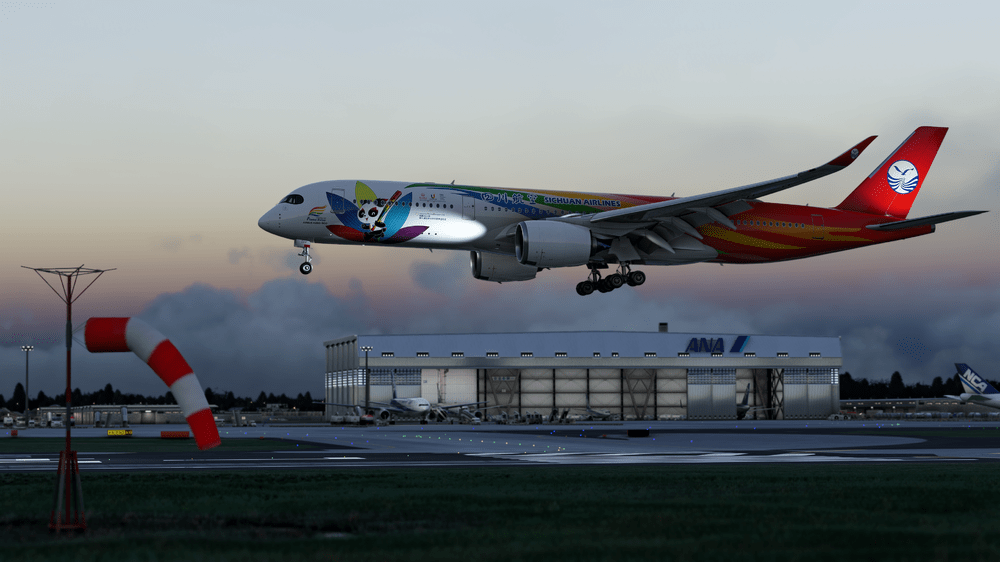 iniBuilds A350 Landing