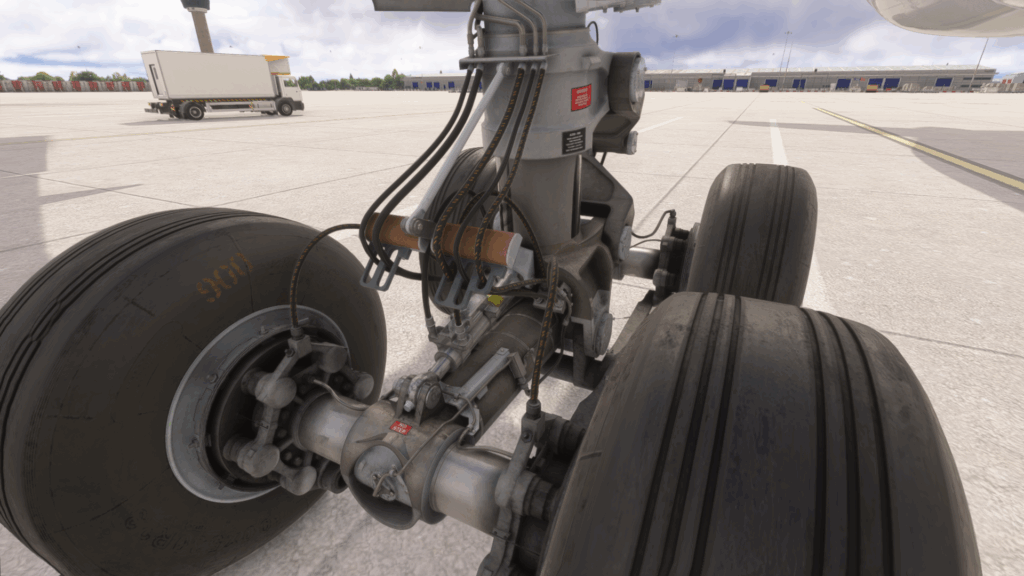 A350 landing gear details