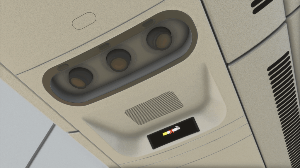 iniBuilds A350 overhead