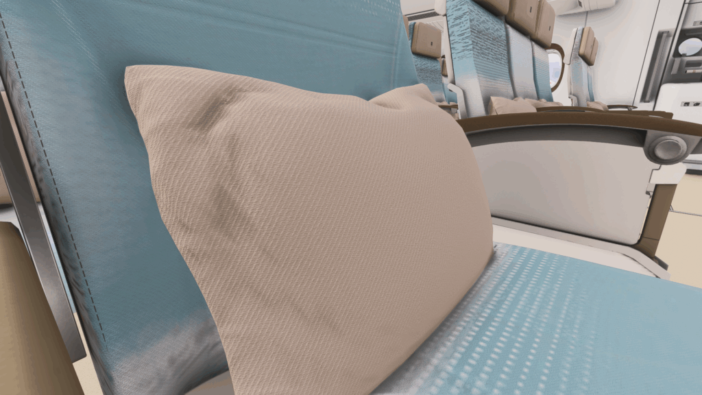 iniBuilds A350 seat details