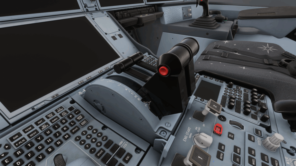 iniBuilds A350 Throttles and pedastal