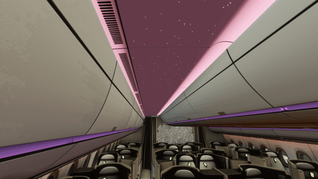 iniBuilds A350 Cabin Lights