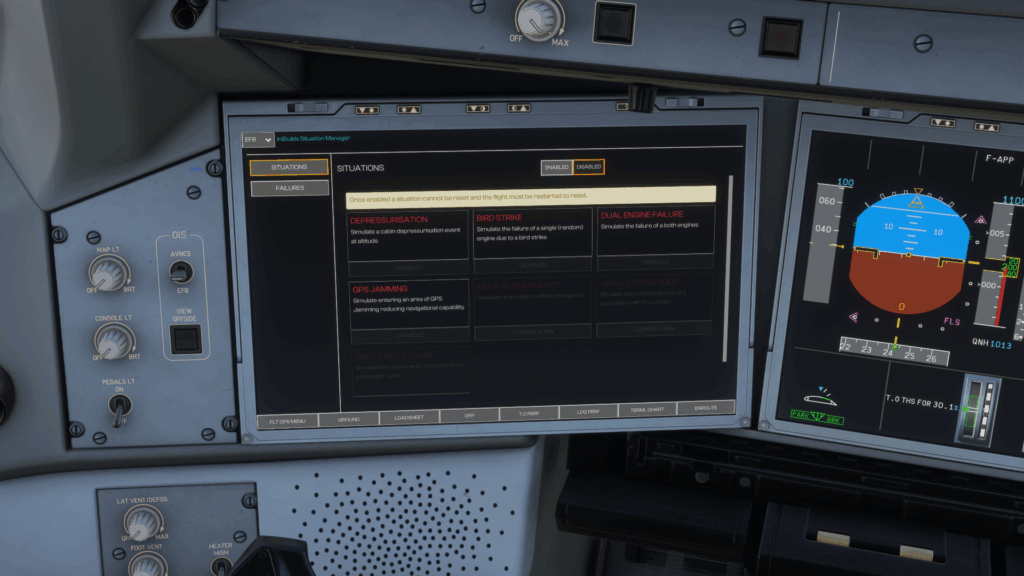 iniBuilds A350 Failures Page